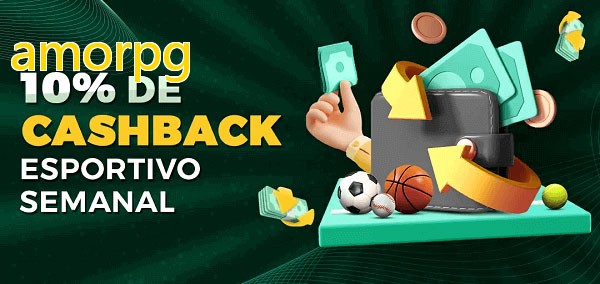 10% de bônus de cashback na amorpg